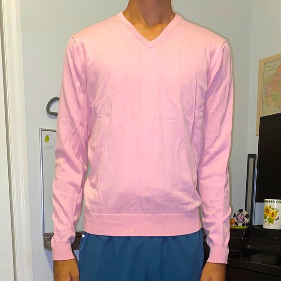 Light Pink V-neck Sweater | Uniqlo | Extra Small - Picture 1 of 5